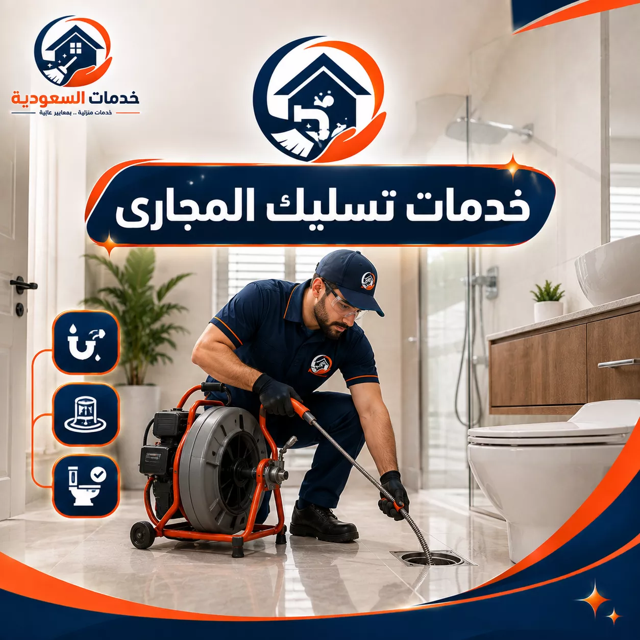 خدمات تسليك المجاري