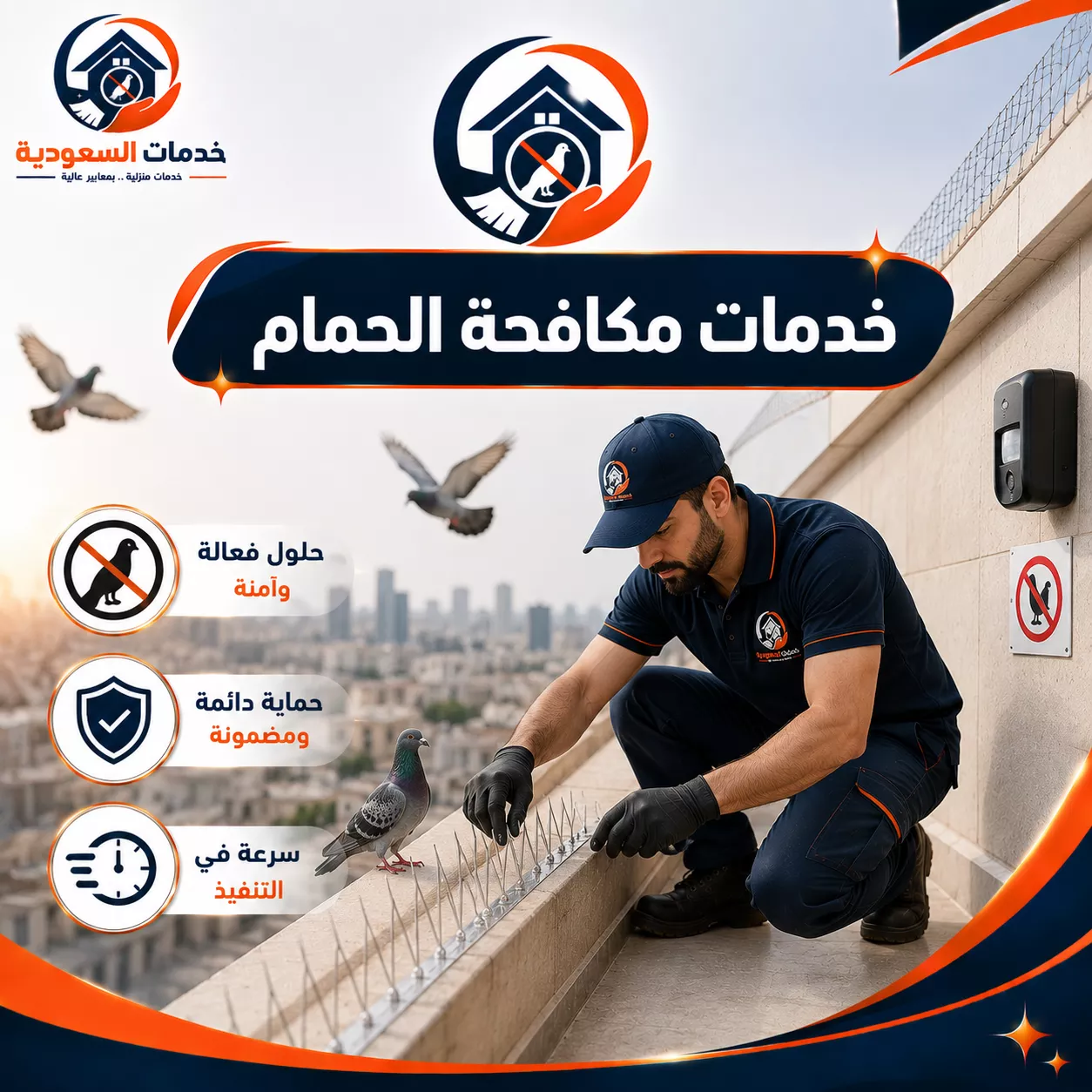 خدمات مكافحة الحمام